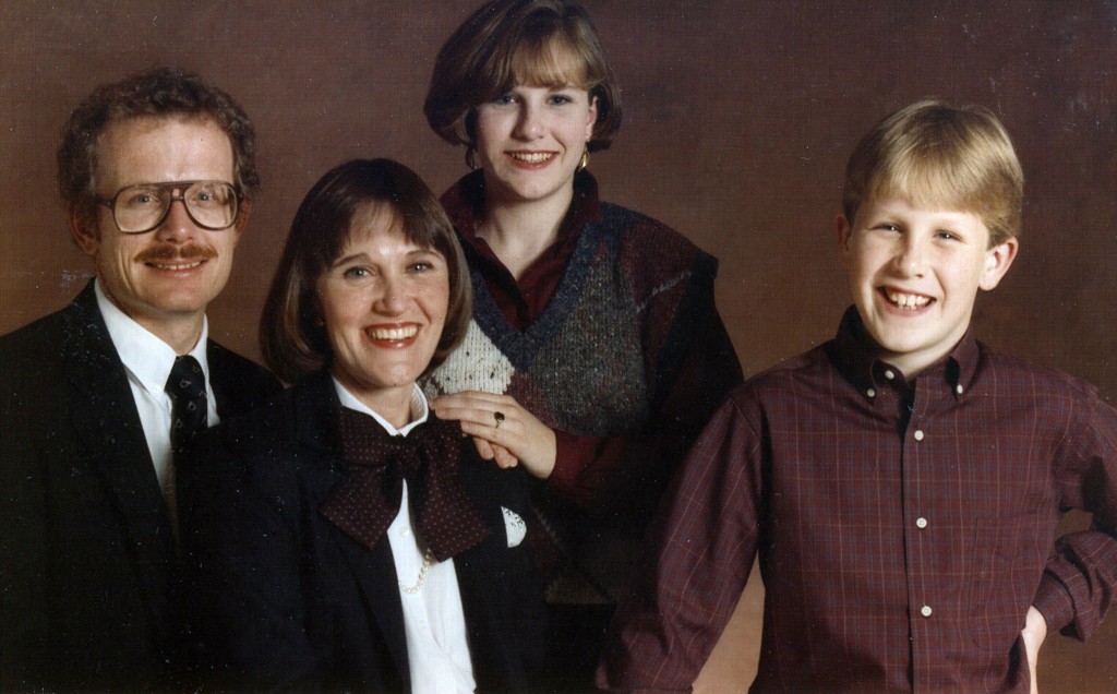 Marty, Linda, Corina and Chad (ca 1983)